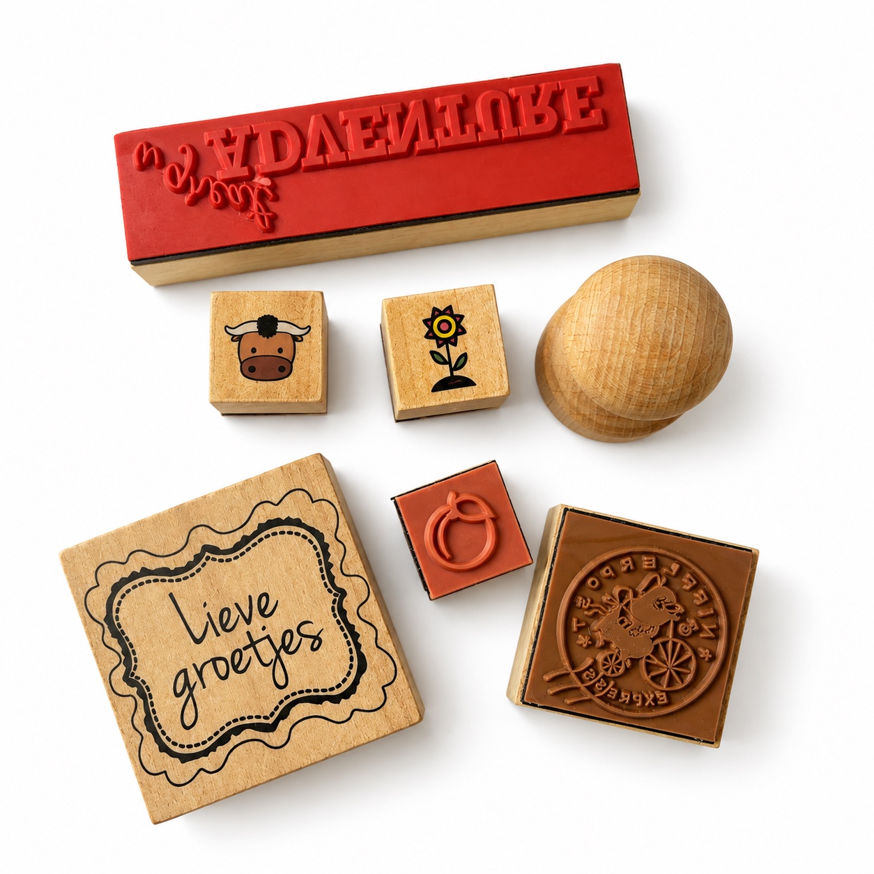 Wooden stamps